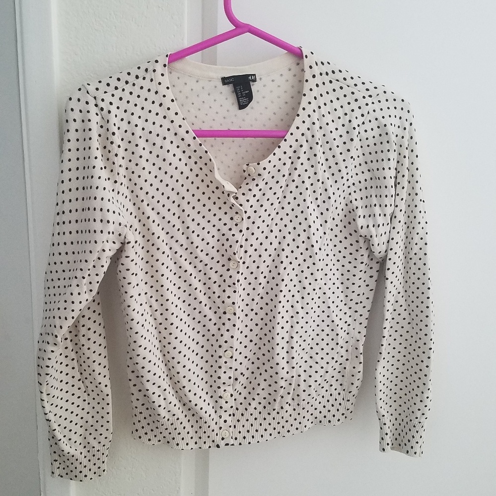 H&M Polka dot cardigan